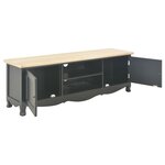 vidaXL Meuble TV Noir 120 x 30 x 40 cm Bois