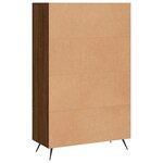 vidaXL Buffet haut chêne marron 69 5x31x115 cm bois d'ingénierie
