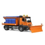 BRUDER - 3685 - Camion Chasse - neige MB Arocs avec lame - Echelle 1:16 - 60 cm