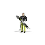 BRUDER - Skieur avec accessoires - 10,7 cm
