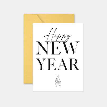 Lot de 25 cartes de voeux illustrative chance