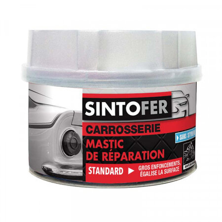 Boîte mastic de réparation standard carrosserie 1 5kg sinto