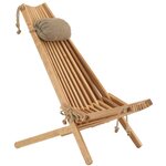 Chilienne en bois ecochair (coussin offert) aulne