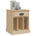 vidaXL Tables de chevet 2 Pièces chêne sonoma 43x36x50 cm