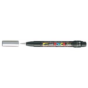 Marqueur pinceau Brush POSCA PCF350 1-10mm Argent x 5 POSCA