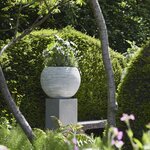 Capi Pot à fleurs Nature Rib Rond 62 x 48 cm Ivoire KOFI271