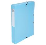 Boite De Classement Exabox Dos 40mm Polypropylène 7/10e Chromaline Pastel - A4 - Couleurs Assorties - X 8 - Exacompta