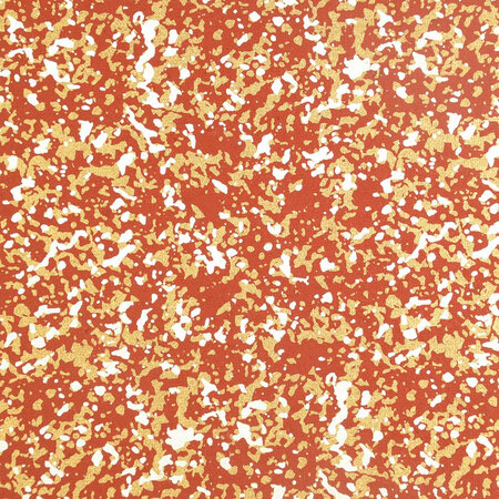 PAPERTREE 50*70 100g ABSTRACT Rouge/or - Lot de 10 feuilles