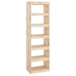 vidaXL Bibliothèque/Séparateur de pièce 60x30x199 5 cm Bois de pin