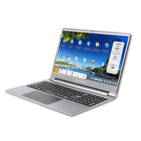 Ordinateur portable senior ORDISSIMO Pent N4200 Lucie 2 - 15 - 4 GO - 128 GO - Ultra fin - Gris