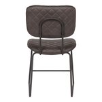 LABEL51 Chaises à manger lot de 2 Sev 49x60x87 cm anthracite