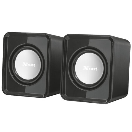 Enceintes avec fil trust 2.0 leto 6w noir