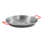 Plat à Paella - de 280 mm à 720 mm - Bartscher -    28 cm      Acier poli            585 mm (fond)