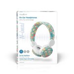 Casque filaire | Câble rond de 1,2 m | Oreillette | éléphant | Blanc