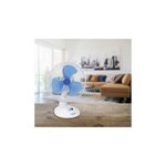 Bestron Ventilateur de bureau 27 cm Blanc DDF27W
