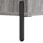 vidaXL Buffet haut Sonoma gris 34 5x32 5x180 cm Bois d'ingénierie