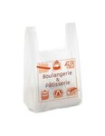 (1 lot  de 500) sac bretelle 50 µ liassé impression métier poissons & fruits de mer