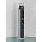 Brennenstuhl multiprise de table à 3 prises avec chargeur 2 usb 2 m