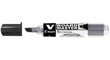 Marqueur Rechargeable V BOARD MASTER Begreen Pte Biseauté Moyenne Noir PILOT