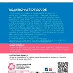 Bicarbonate de soude,  spray de 750 ml (bouteille 750 millilitres)
