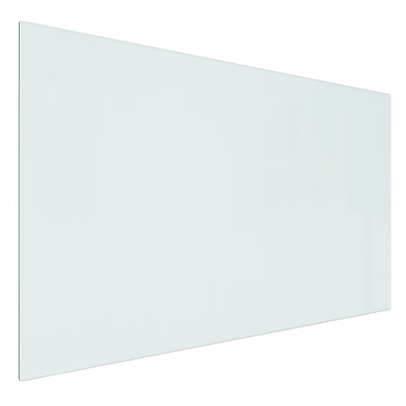 vidaXL Plaque de verre pour cheminée rectangulaire 100x60 cm