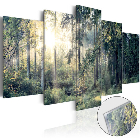 Tableau sur verre acrylique - fairytale landscape [glass] l x h en cm 100x50