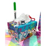 SPLASH TOYS - Sneak'Artz Shoebox Série 2 - Lot de 2 Boîtes Violette et Bleue