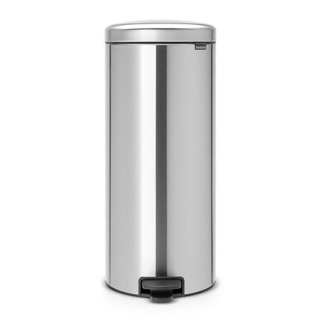 Poubelle à pédale Newicon, 30 litres - Acier mat