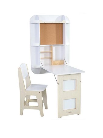 Bureau et chaise muraux flottants Arches