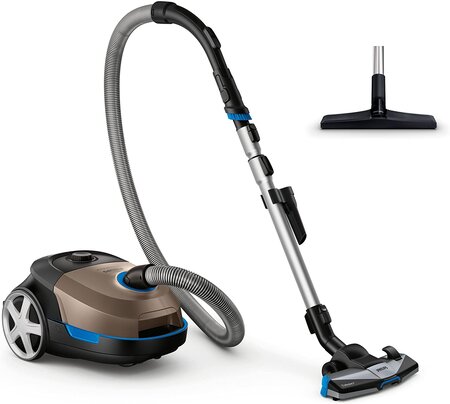Aspirateur Avec Sac De 4L 650W Bleu Cuivre Noir