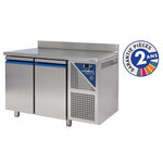 Table réfrigérée positive 300 l - avec groupe logé 2 portes - dalmec -  - acier inoxydable2pleine x700xmm