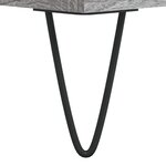 vidaXL Buffets 2 Pièces sonoma gris 40x35x70 cm bois d'ingénierie