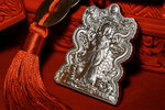 Pièce de monnaie en Argent 10000 Francs g 62.2 (2 oz) Millésime 2024 God of Wealth DOUBLE DRAGON GOD OF WEALTH