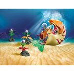 Playmobil 70098 - magic les sirenes - sirene avec escargot des mers