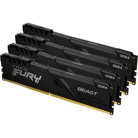 Mémoire Kingston FURY Beast 32 Go (4 x 8 Go) DDR4 2666 MHz CL16