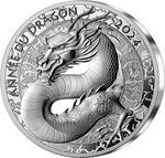 Pièce de monnaie en Argent 20 Euro g 1 Millésime 2024 DRAGON