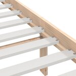 vidaXL Cadre de lit bois massif 90x200 cm