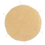 Pouf grand format miel rond Ø 120 cm
