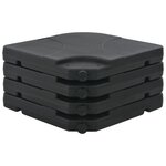 Base de parasol portable Sable/Eau 60 L