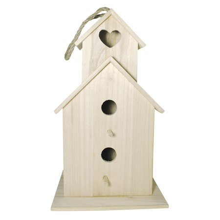Nichoir à oiseau en bois 39 cm