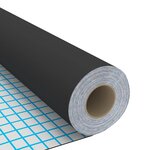 vidaXL Films autoadhésifs pour meubles 2 Pièces Noir 500x90 cm PVC