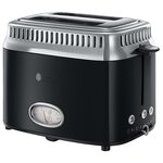 Russell hobbs grille-pain retro noir classique 1300 w