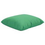 vidaXL Coussins décoratifs 4 Pièces vert 40x40 cm tissu