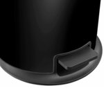 Hailo poubelle à pédale pure taille xl 44 l noir 0545-060