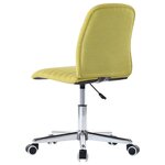 vidaXL Chaises à manger lot de 2 vert tissu