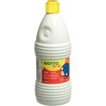Carton de 8 flacons de 1L de gouache GIOTTO be-bè couleurs assorties