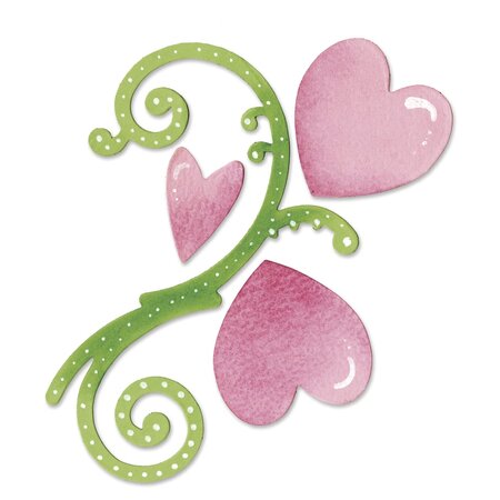 Matrice découpe (Die) Bigz Sizzix Flourish et Hearts - Sizzix