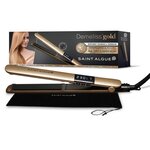 SAINT ALGUE 3963 - Fer a lisser Demeliss GOLD - Revetement céramique - Plaques flottantes ultra-fines - 150 a 230°C - Noir/Doré