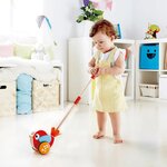 Hape jouet à pousser musical lilly rouge e0353