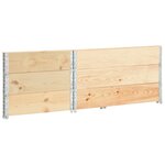 vidaXL Jardinières surélevées 3 Pièces 50x100 cm Bois de pin solide